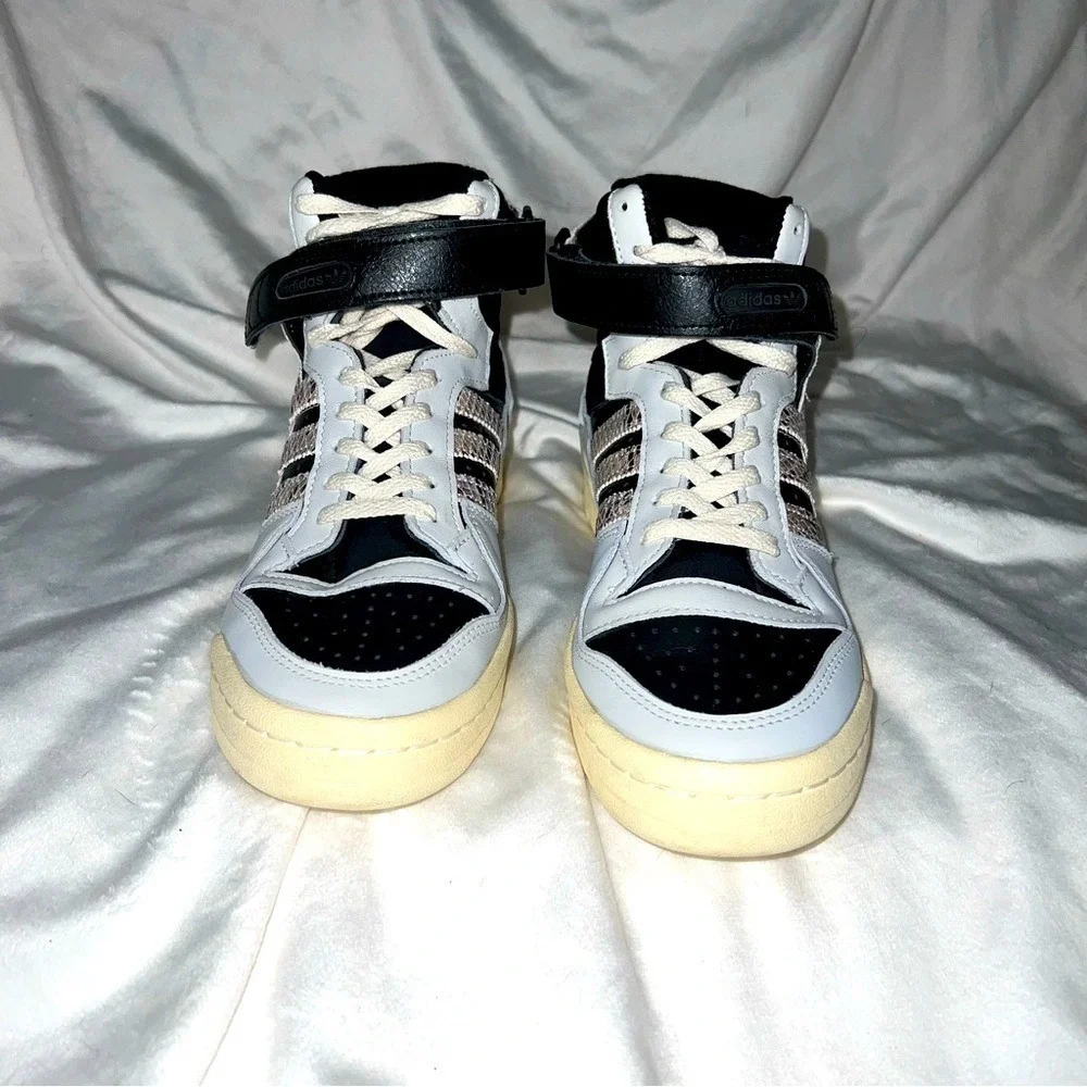 Adidas Men’s Forum 84 High Gray Python - Size 8,5